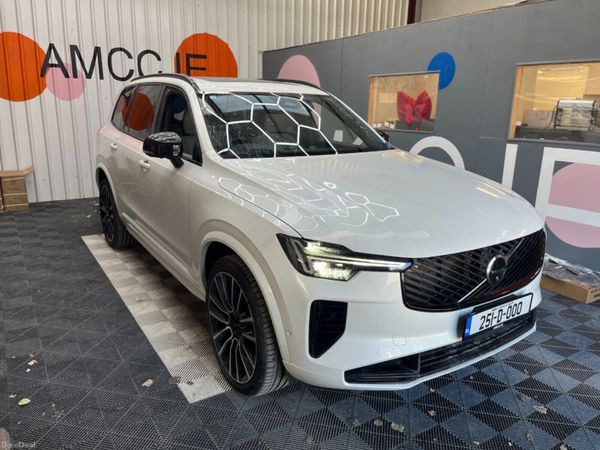 Volvo XC90 SUV, Petrol Plug-in Hybrid, 2025, White