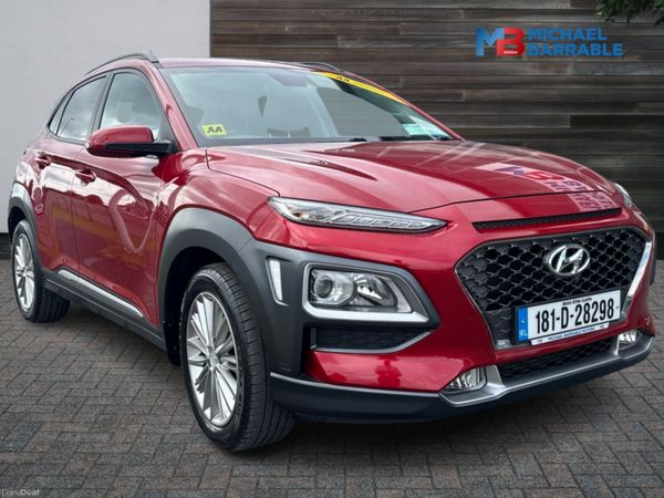 Hyundai KONA MPV, Petrol, 2018, Red