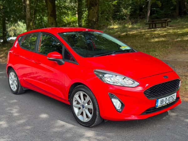 Ford Fiesta Hatchback, Petrol, 2018, Red