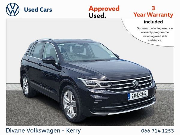 Volkswagen Tiguan SUV, Petrol Plug-in Hybrid, 2024, Black