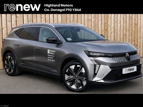 Renault Scenic MPV, Electric, 2026, Grey