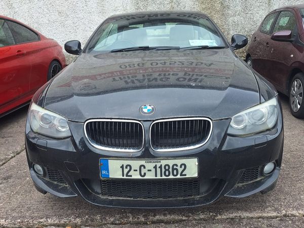BMW 3-Series Convertible, Diesel, 2012, Black