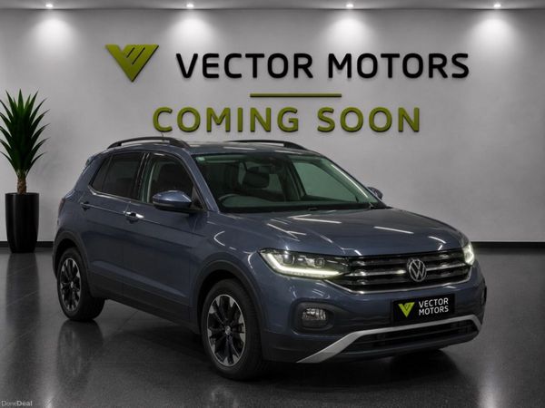 Volkswagen T-Cross SUV, Petrol, 2023, Blue