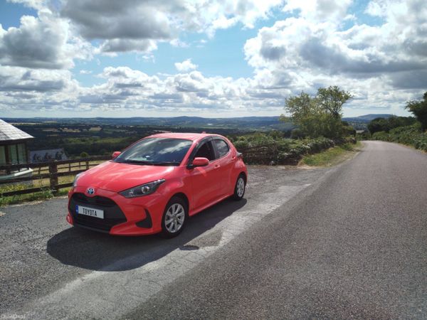 Toyota  Hatchback, Petrol Hybrid, 2021, Red