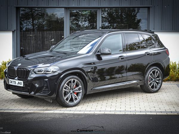 BMW X3 SUV, Diesel Hybrid, 2023, Black