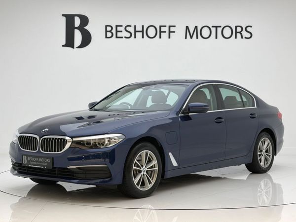 BMW 5-Series Saloon, Petrol Plug-in Hybrid, 2019, Blue