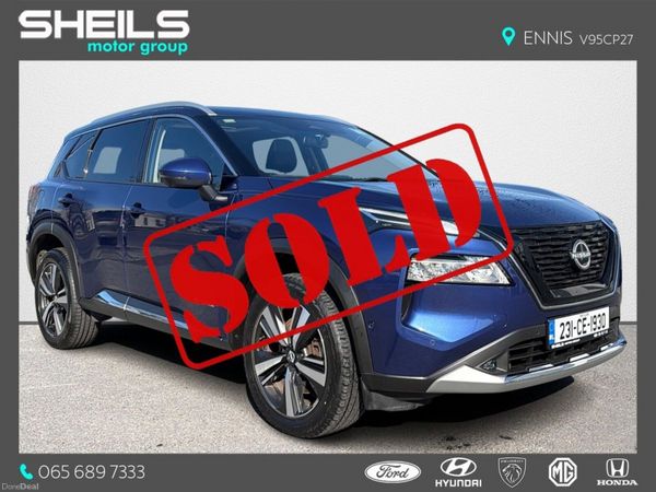 Nissan X-Trail SUV, Petrol Hybrid, 2023, Blue