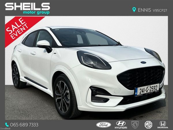 Ford Puma SUV, Petrol, 2024, White