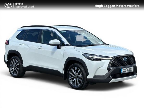 Toyota Corolla Cross SUV, Petrol Hybrid, 2023, White