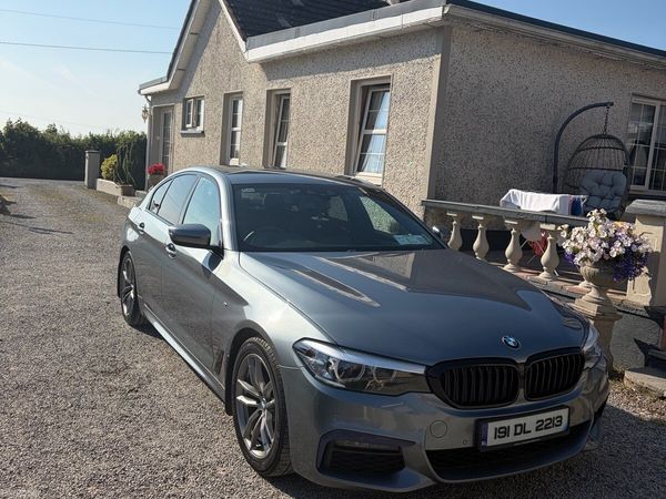BMW 5-Series Saloon, Diesel, 2019, Blue