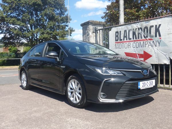 Toyota Corolla Saloon, Petrol Hybrid, 2020, Black