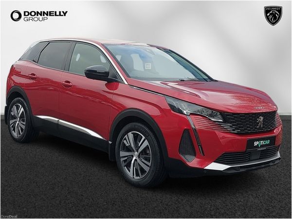 Peugeot 3008 Estate, Petrol, 2022, Red