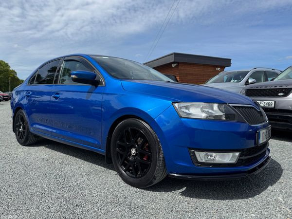 Skoda Rapid Saloon, Petrol, 2017, Blue