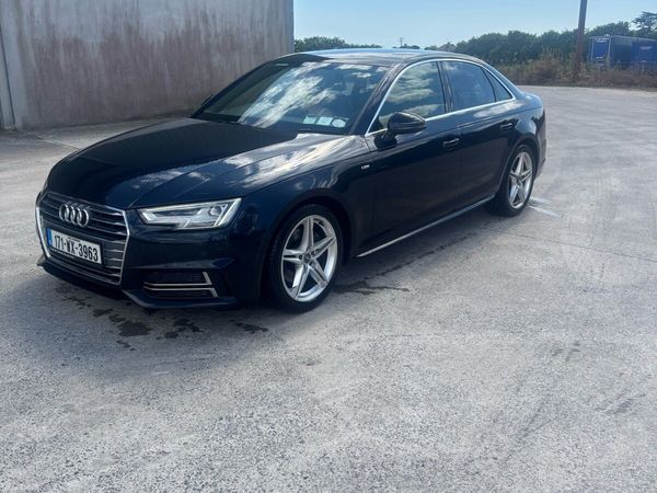 Audi A4 Saloon, Diesel, 2017, Blue