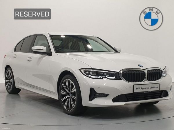 BMW 3-Series Saloon, Diesel Hybrid, 2022, White