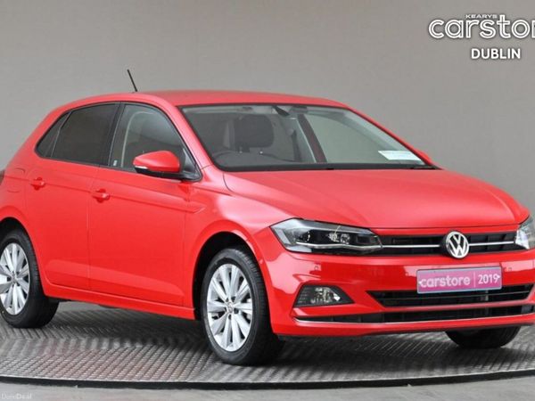 Volkswagen Polo Hatchback, Petrol, 2019, Red