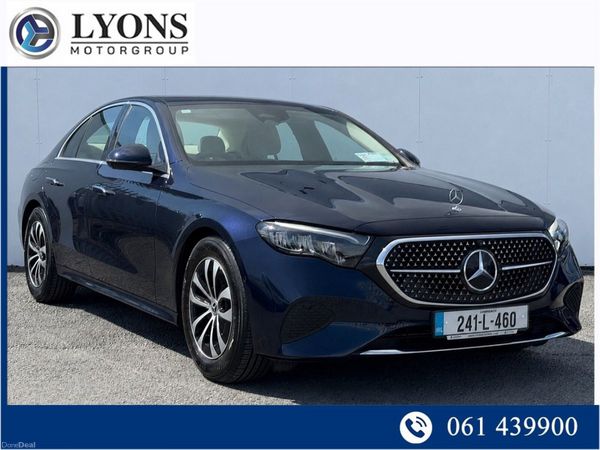Mercedes-Benz E-Class Saloon, Diesel Hybrid, 2024, Blue
