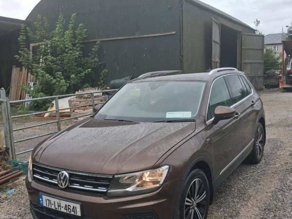 Volkswagen Tiguan SUV, Diesel, 2017, Brown