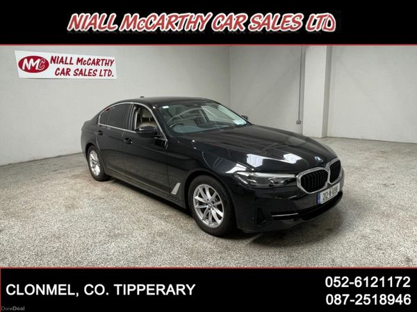 BMW 5-Series Saloon, Diesel, 2021, Black