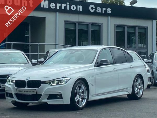 BMW 3-Series Saloon, Petrol Plug-in Hybrid, 2017, White