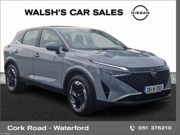 Nissan Qashqai SUV, Petrol Hybrid, 2026, Grey
