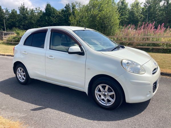 Nissan March Hatchback, Petrol, 2011, White