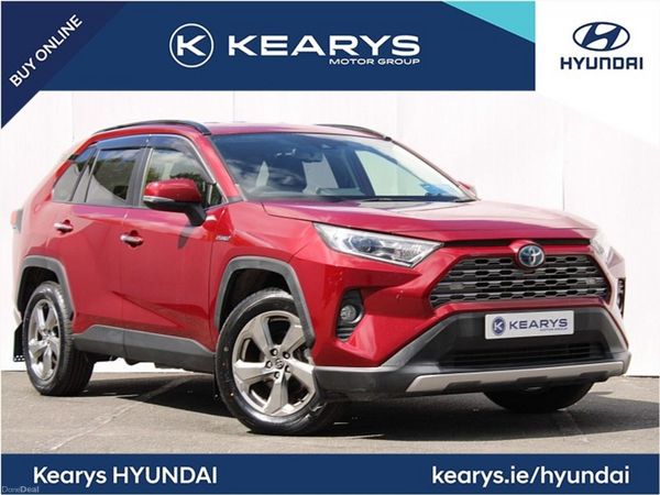 Toyota RAV4 SUV, Petrol Hybrid, 2019, Red