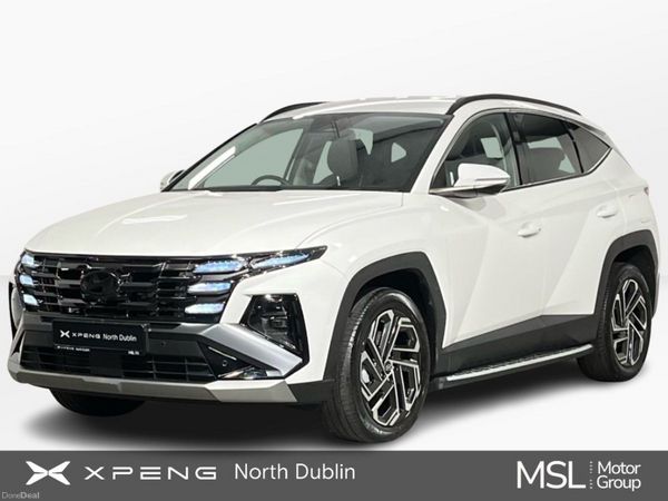 Hyundai Tucson SUV, Petrol Hybrid, 2024, White