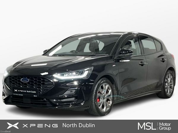 Ford Focus Hatchback, Petrol Hybrid, 2025, Black