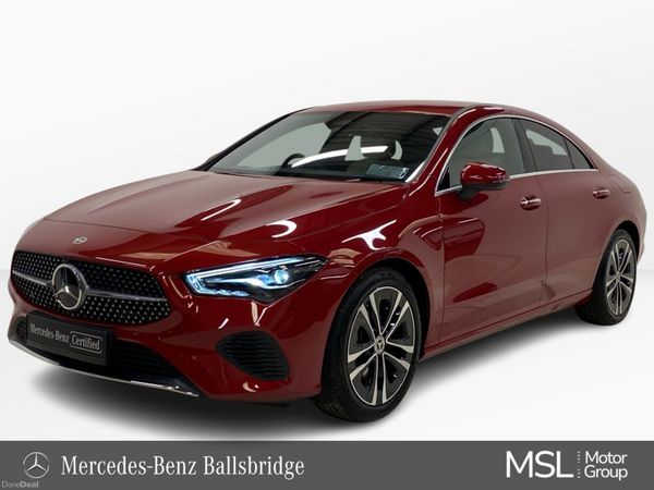 Mercedes-Benz CLA Saloon, Petrol, 2025, Red