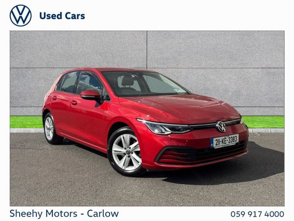 Volkswagen Golf Hatchback, Petrol, 2021, Red