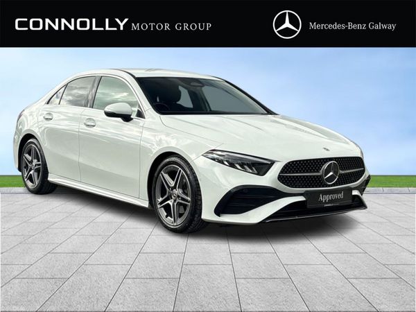 Mercedes-Benz A-Class Saloon, Petrol, 2023, White