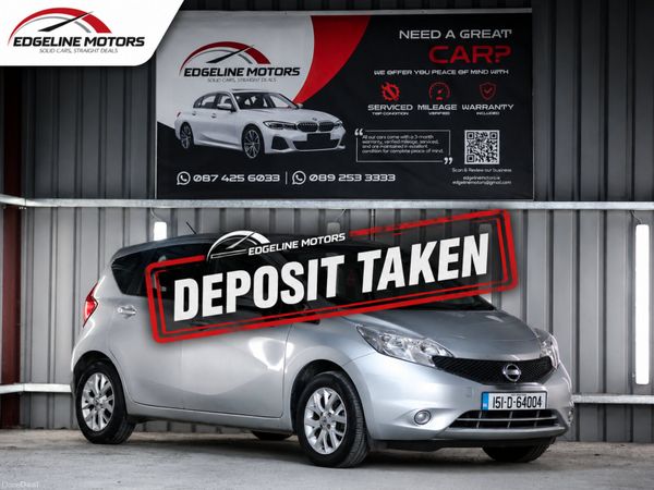 Nissan Note Hatchback, Petrol, 2015, Silver