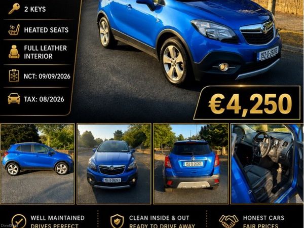 Vauxhall Mokka Hatchback, Diesel, 2016, Blue