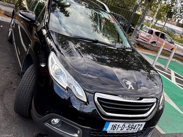 Peugeot 2008 SUV, Petrol, 2016, Black