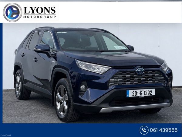 Toyota RAV4 SUV, Petrol Hybrid, 2020, Blue