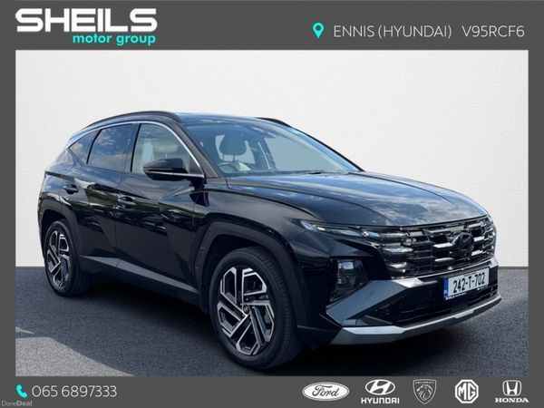 Hyundai Tucson SUV, Petrol Hybrid, 2024, Black