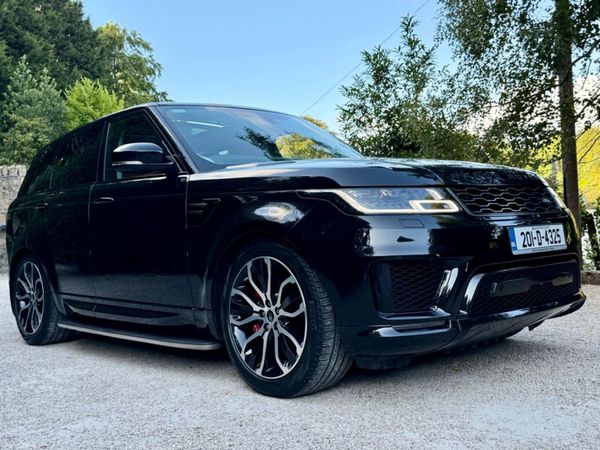 Land Rover Range Rover Sport SUV, Petrol Plug-in Hybrid, 2020, Black