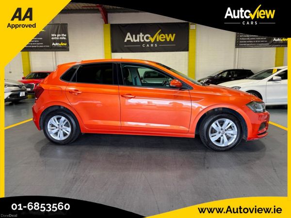 Volkswagen Polo Hatchback, Petrol, 2019, Orange