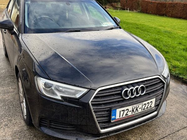 Audi A3 Hatchback, Diesel, 2017, Black
