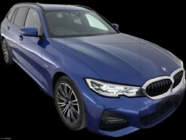 BMW 3-Series Estate, Petrol Hybrid, 2022, Blue