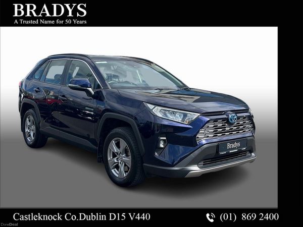 Toyota RAV4 SUV, Petrol Hybrid, 2022, Blue