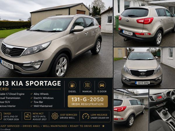 Kia Sportage SUV, Diesel, 2013, Silver