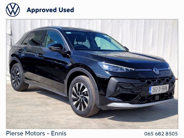 Volkswagen T-Roc SUV, Petrol, 2026, Black