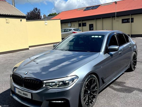 BMW 5-Series Saloon, Diesel, 2017, Blue