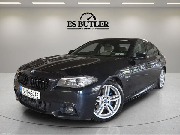 BMW 5-Series Saloon, Diesel, 2015, Black