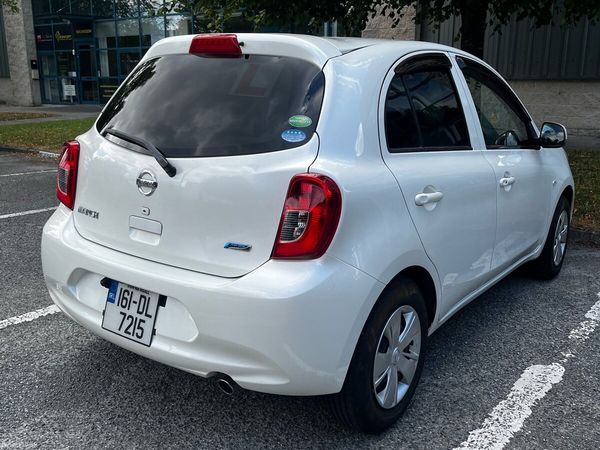 Nissan March Hatchback, Petrol, 2016, White
