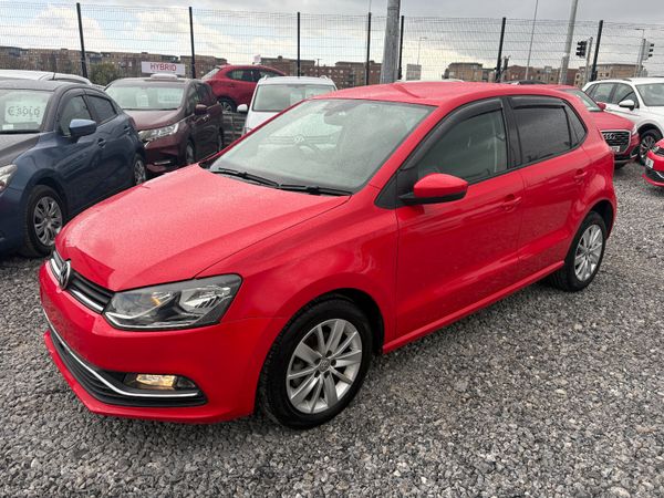 Volkswagen Polo Hatchback, Petrol, 2017, Red