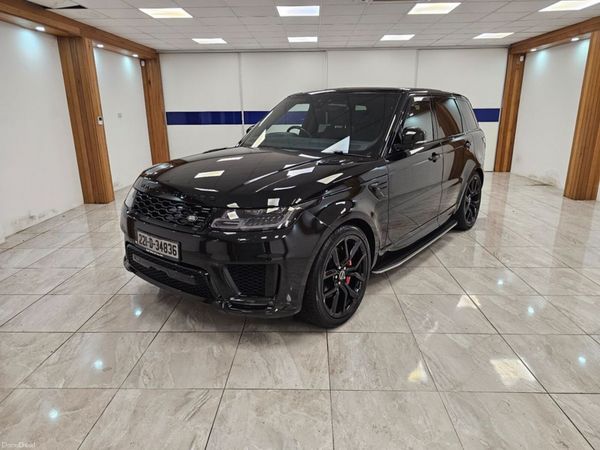 Land Rover Range Rover Sport SUV, Petrol Plug-in Hybrid, 2022, Black
