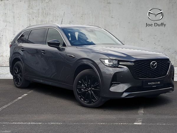 Mazda CX-80 SUV, Petrol Plug-in Hybrid, 2026, Grey